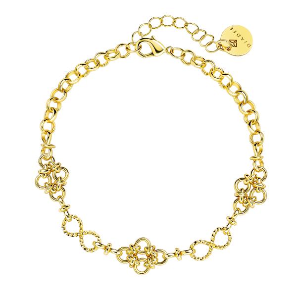 Gleamy Petals Armband Gold B6169D