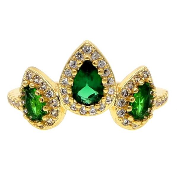 Smaragd Ring Gold R5585D