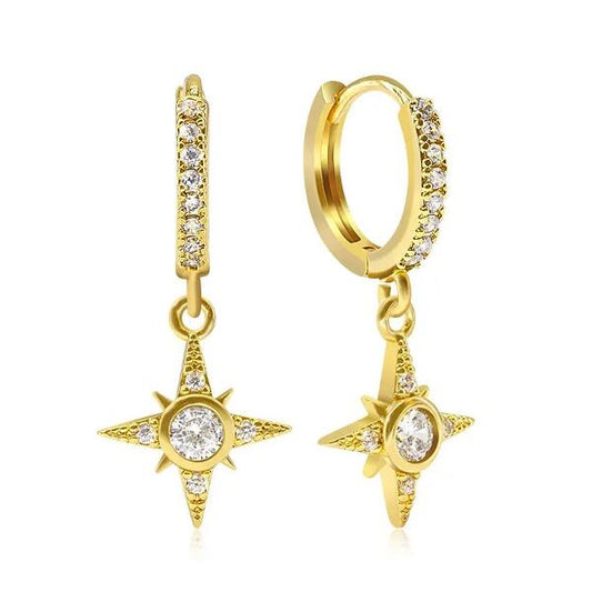 Diamond Star Ohrringe Gold O6172D