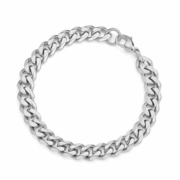 Armband Cuban Link  Silber  B3405D