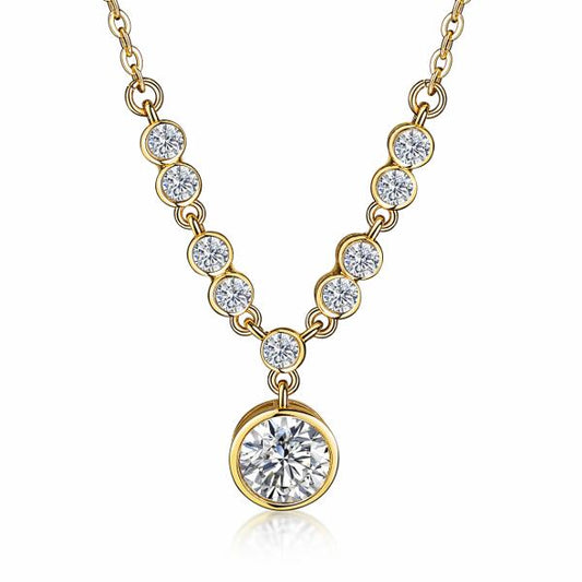 Sparkle Stones Kette Gold K3410D