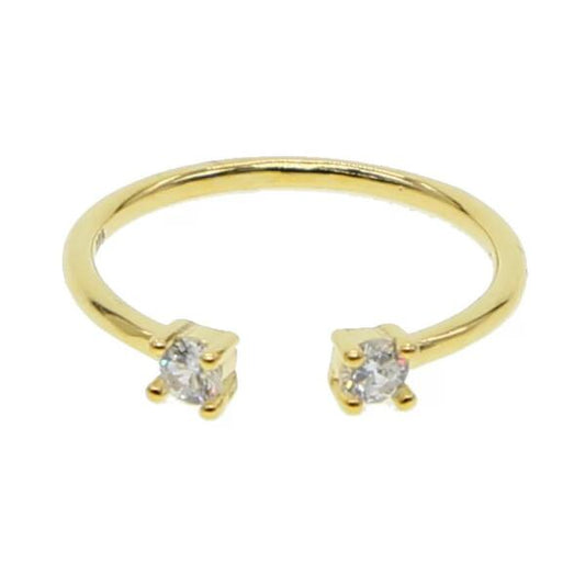 Fancy Zirkonia Ring Gold R5575D