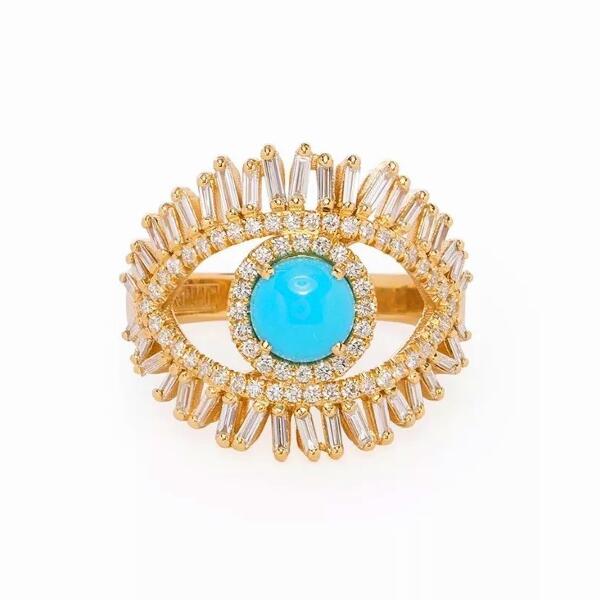 Blue Eye Ring Gold R6094D