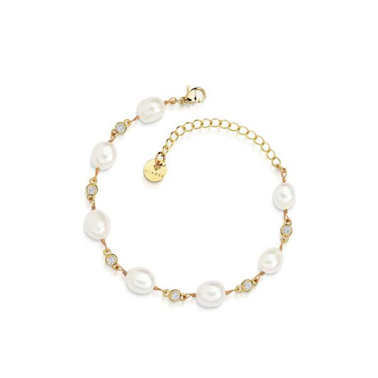 Sweety Pearls Armband Gold B6236D