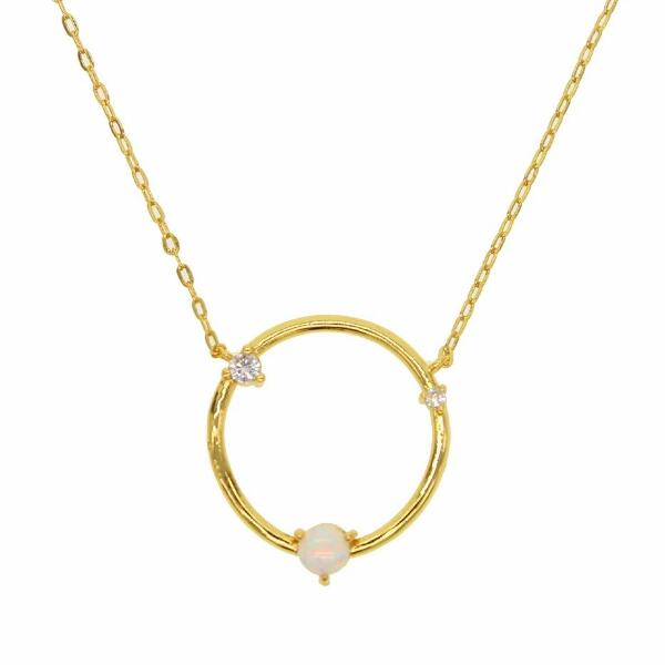 Shining Circle Anhängerkette Gold K5571D