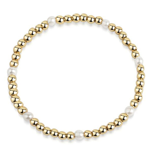 Amour Pearl Armband Gold B3358D