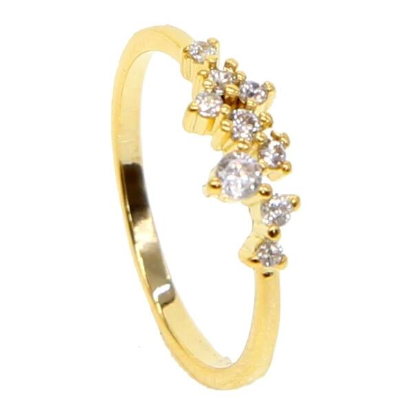 Sparkle Beauty Ring Gold R6010D