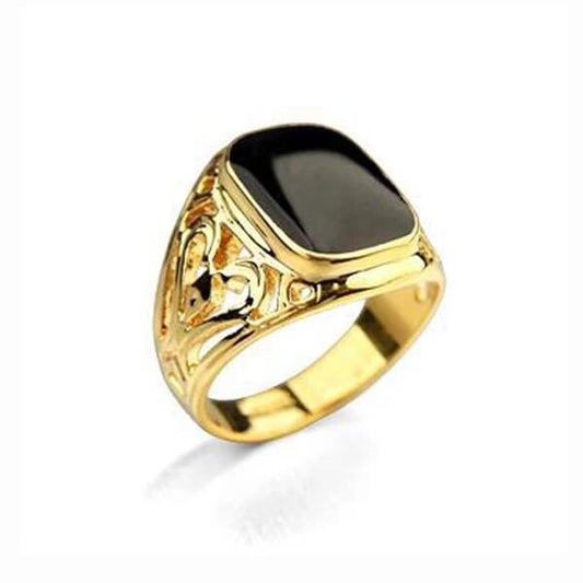 Black Night Ring Gold R6183D