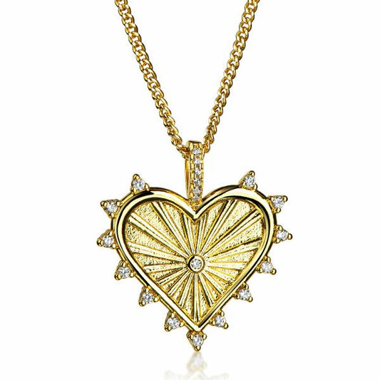 Royalty Heart Kette Gold K3362D