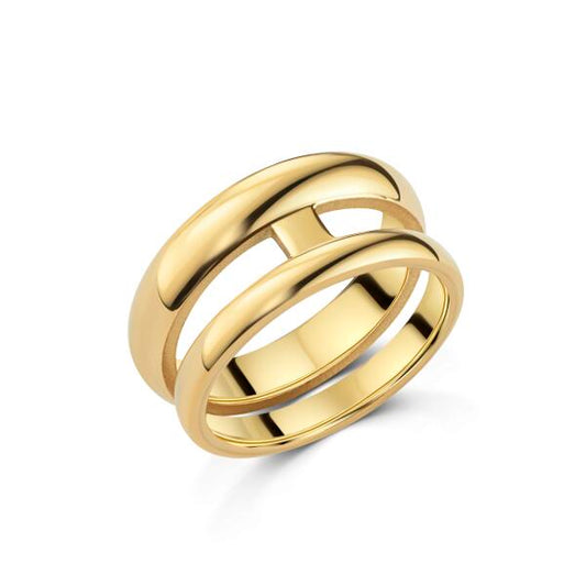 Double Waves Ring R6224D