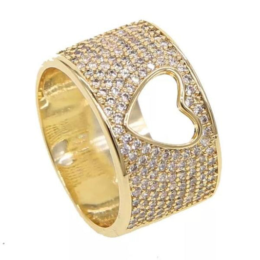 Heart Ring Gold R5519D