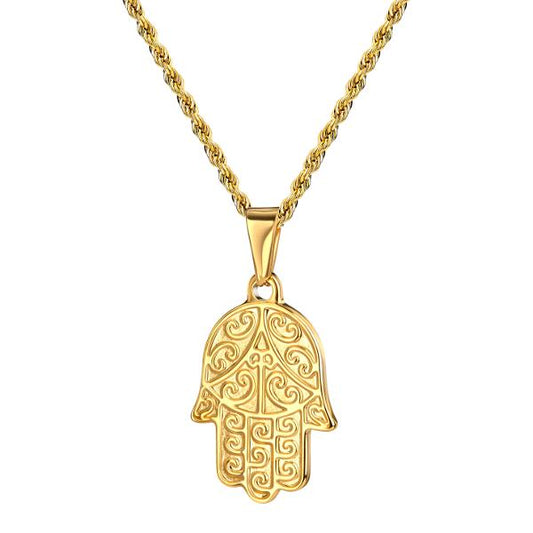 Hamsa Kette Gold K6126D