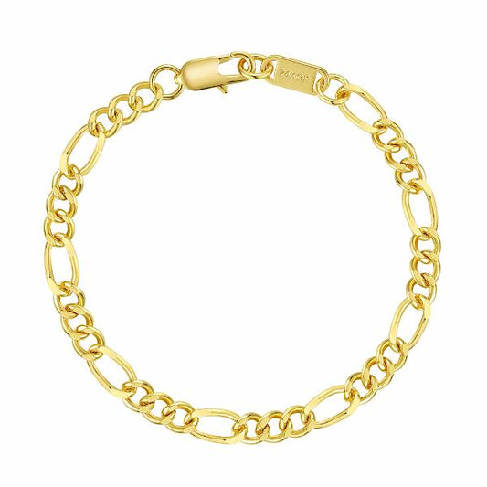 Figaro Armband Gold B6078D