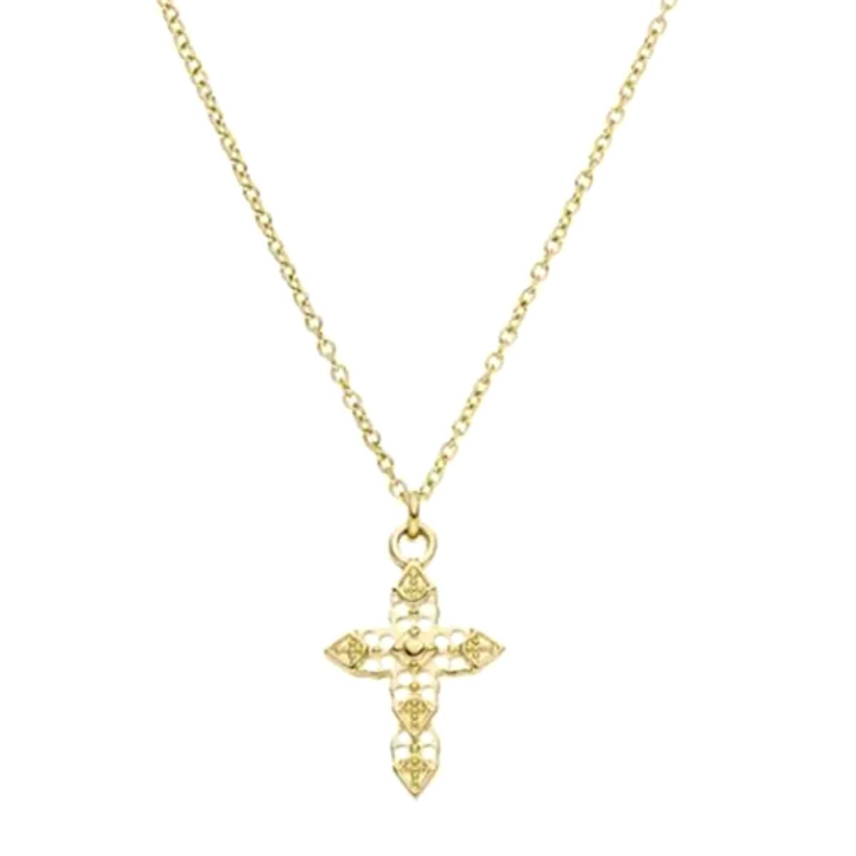 Vintage Cross Kette Gold K5608D