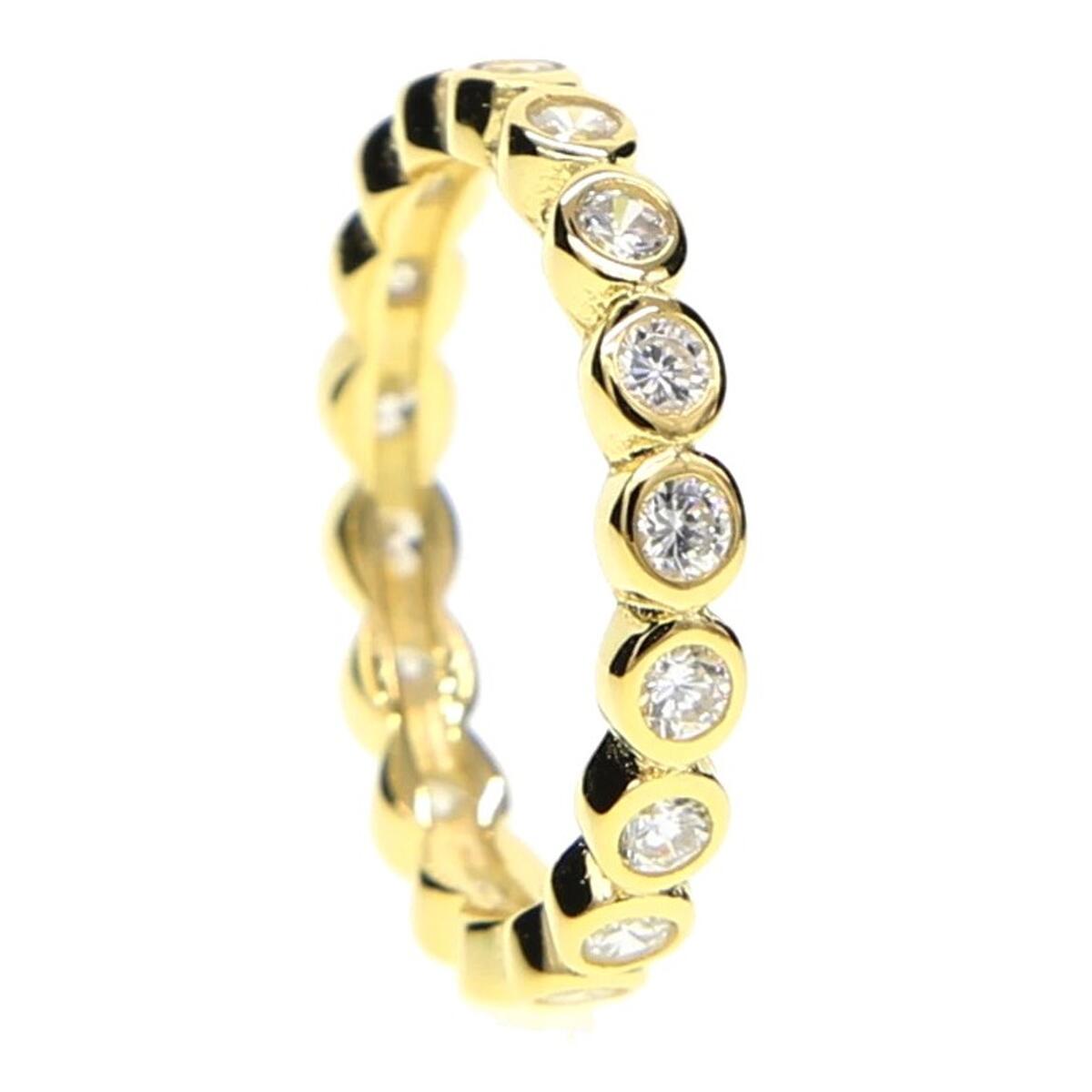 Sparkle Stones Ring Gold R5578D