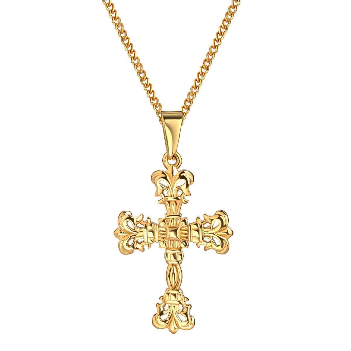 Royal Cross Kette Gold K6120D