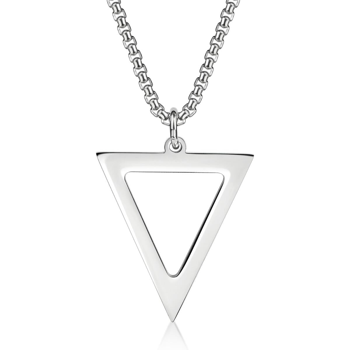 Brave Triangle Kette Silber K3385D