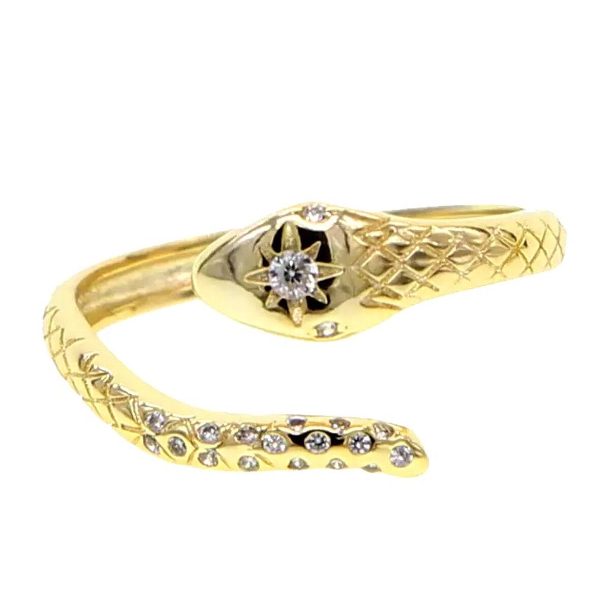 Snake Ring Gold R6014D