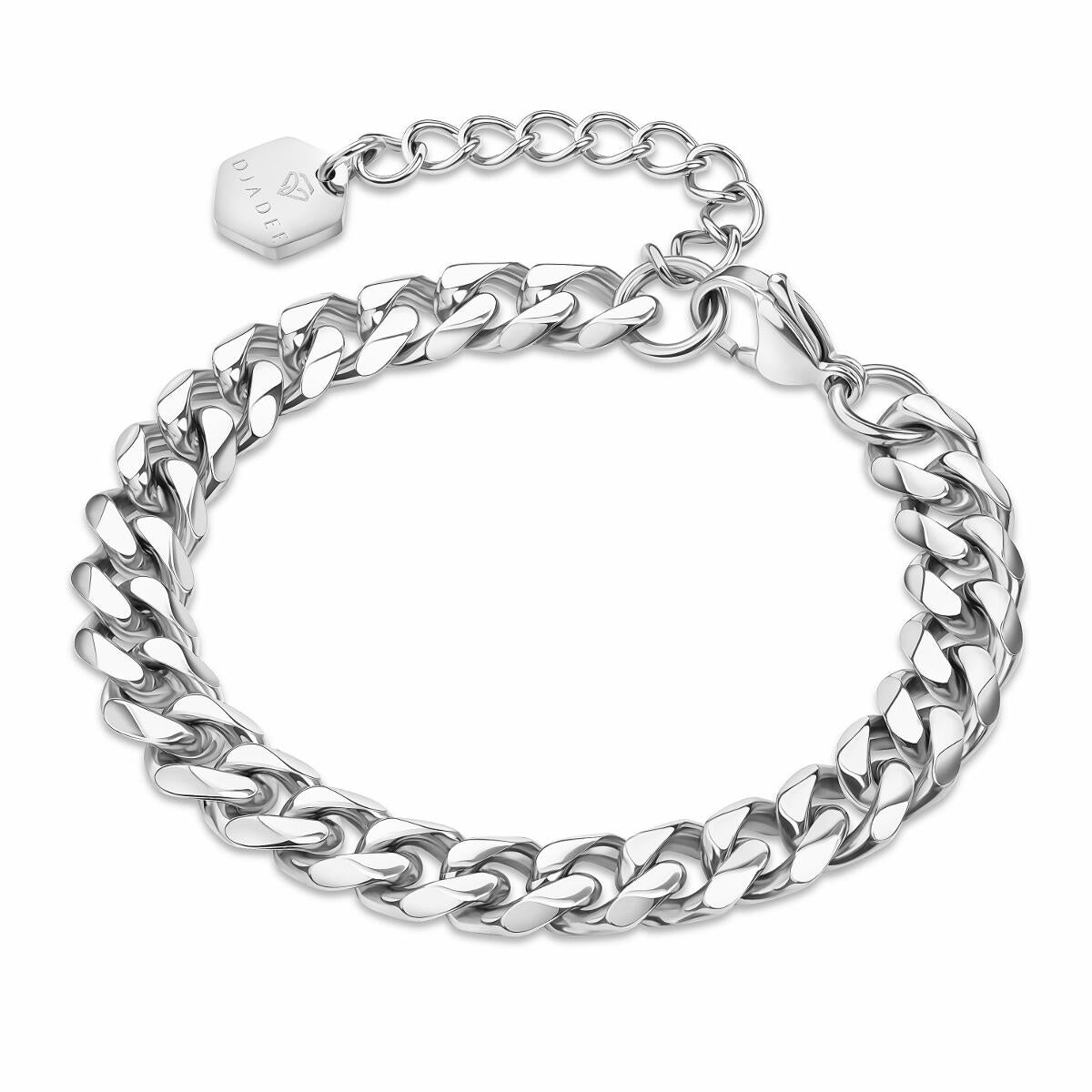 Armband Cuban Silber B3377D