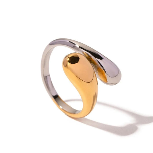 Sea Drops Ring Bicolor R6319D