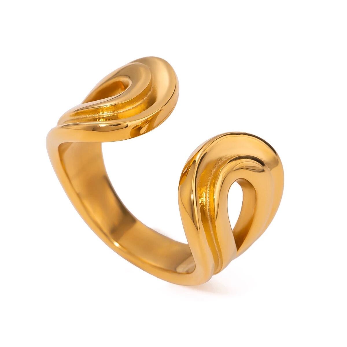 Waterfall Ring Gold R6317D