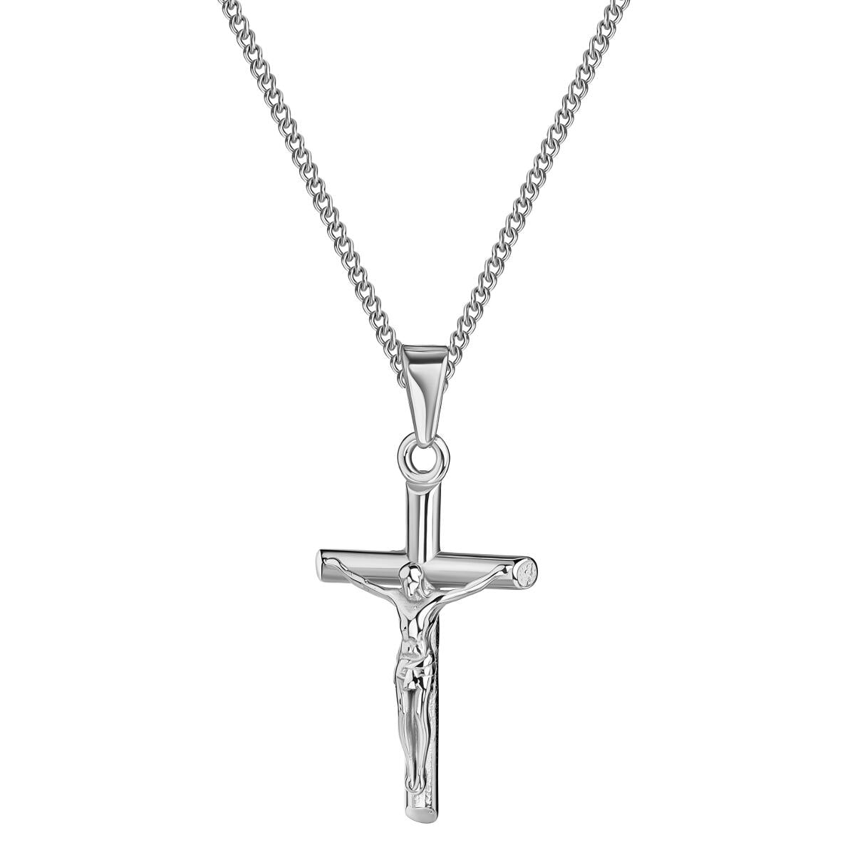 Safety Cross Kette Silber K6149D