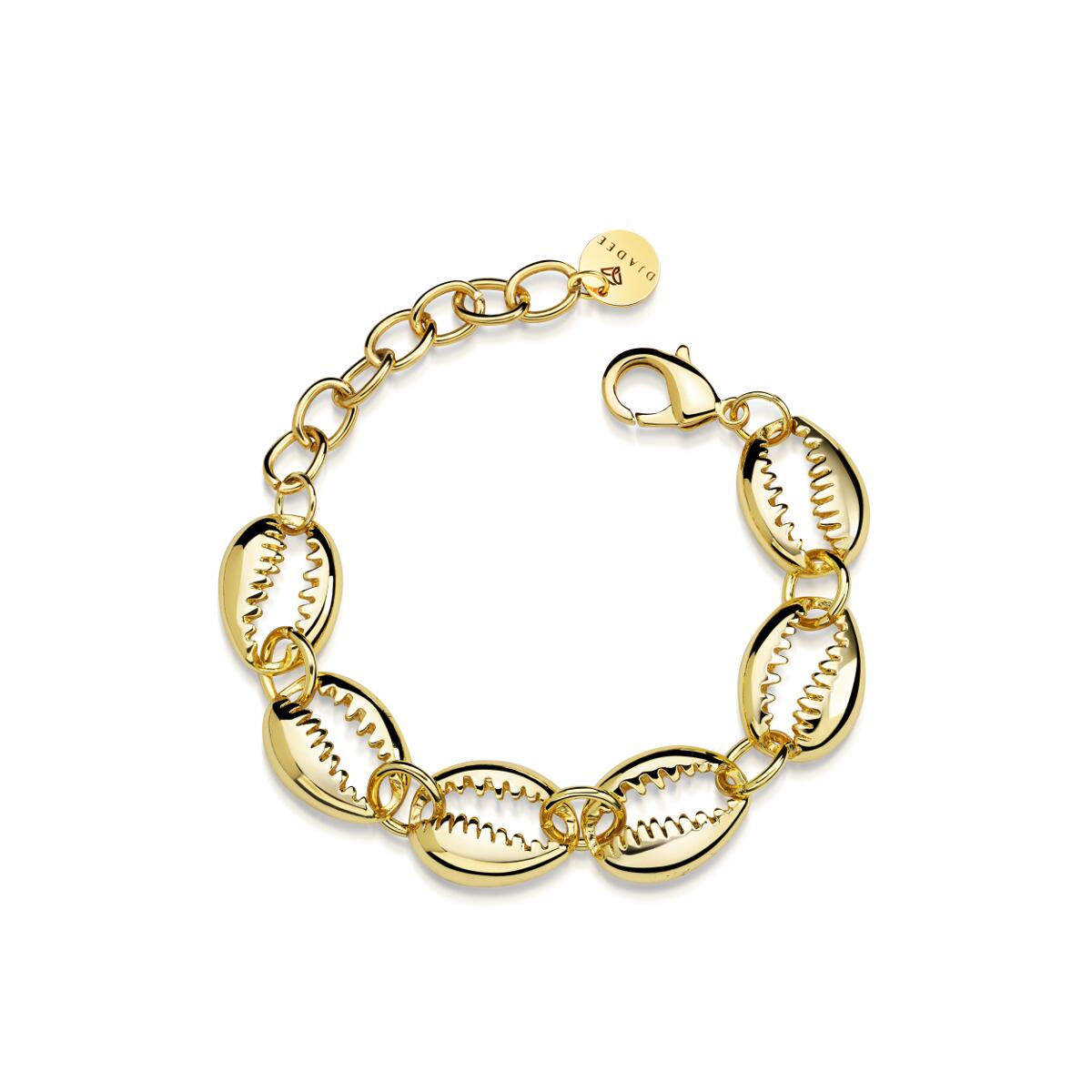 Golden Cowry Armband Gold B6233D