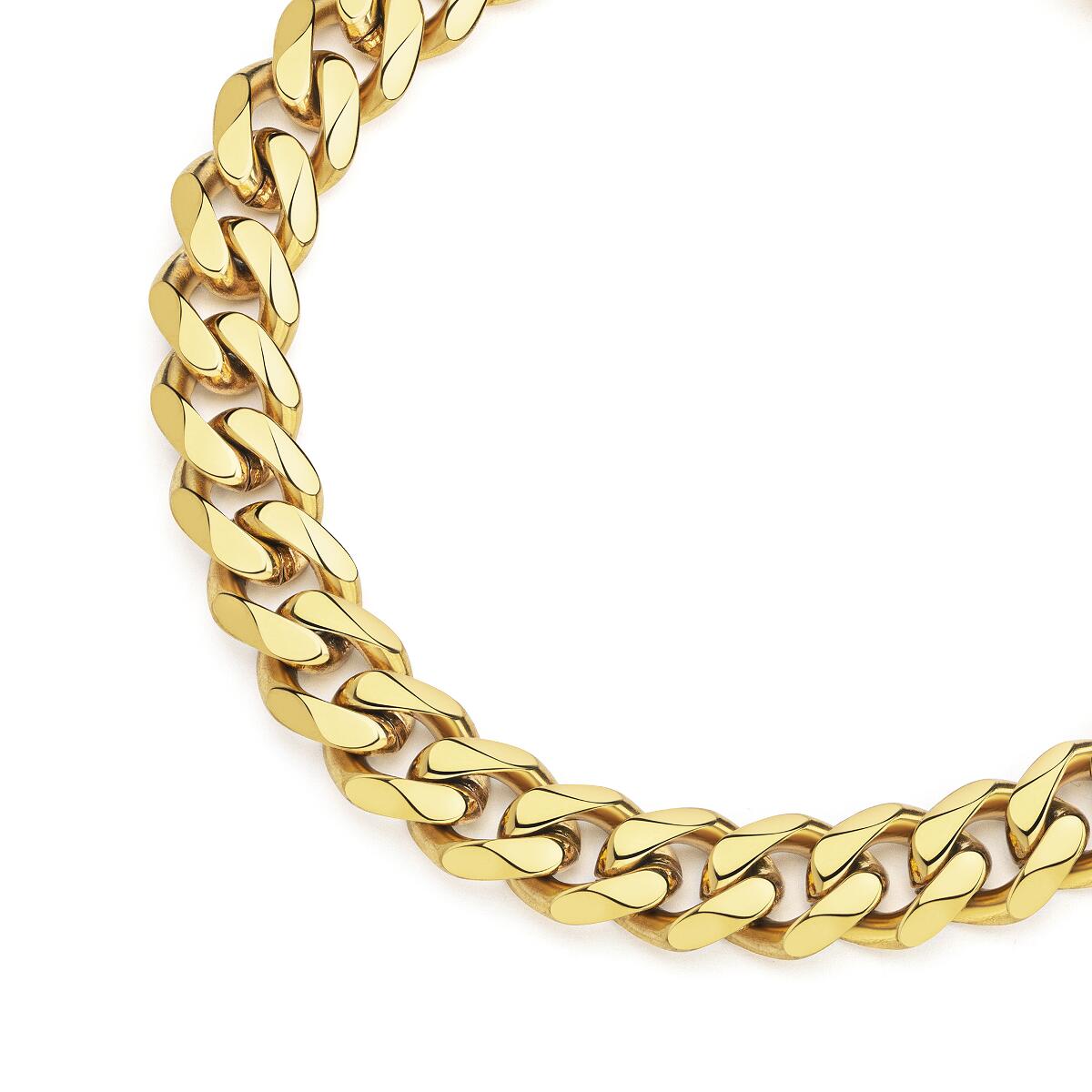 Cuban Link Armband Gold  B3326D