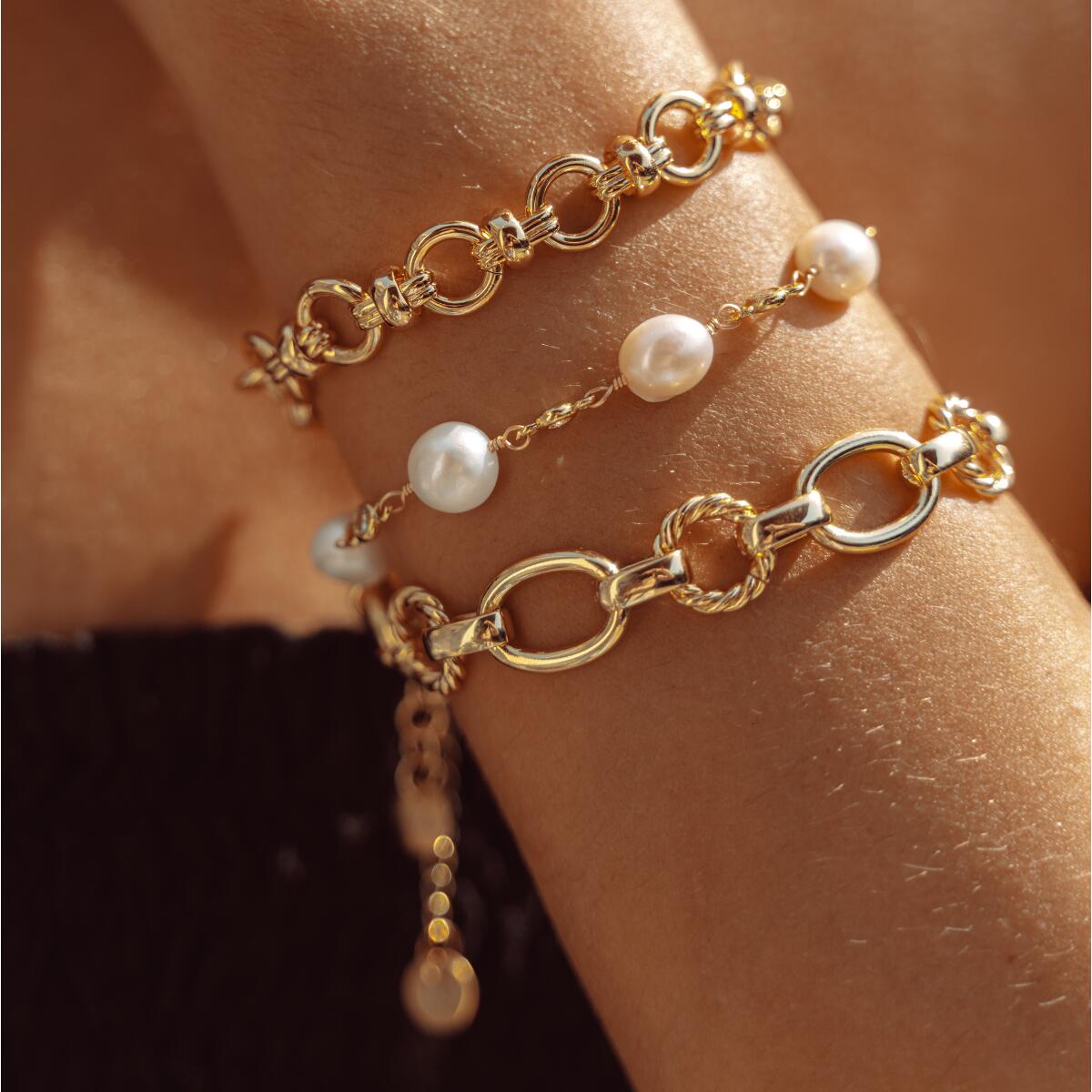 Ocean Beauty Armband Gold B6253D