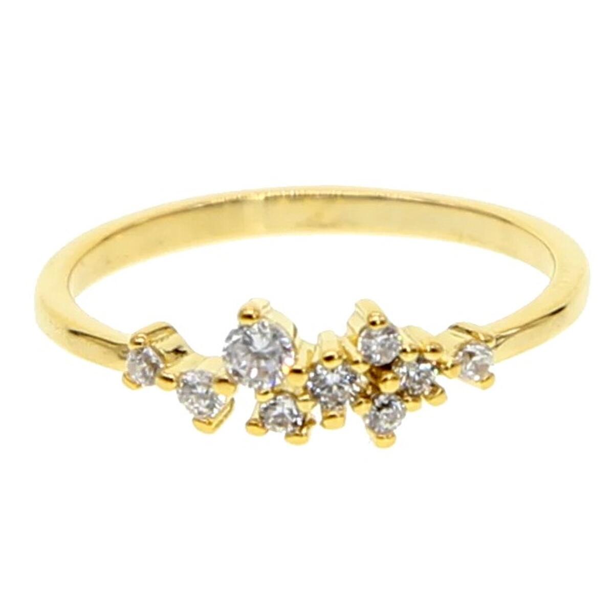 Sparkle Beauty Ring Gold R6010D