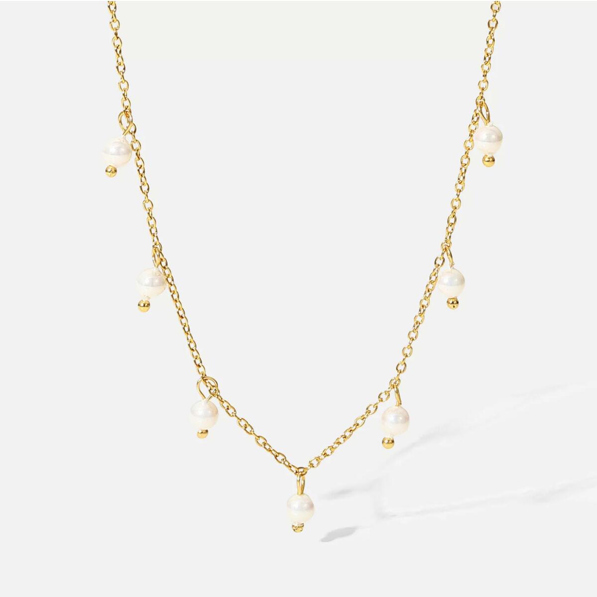 Sweet Pearls Kette Gold K6092D