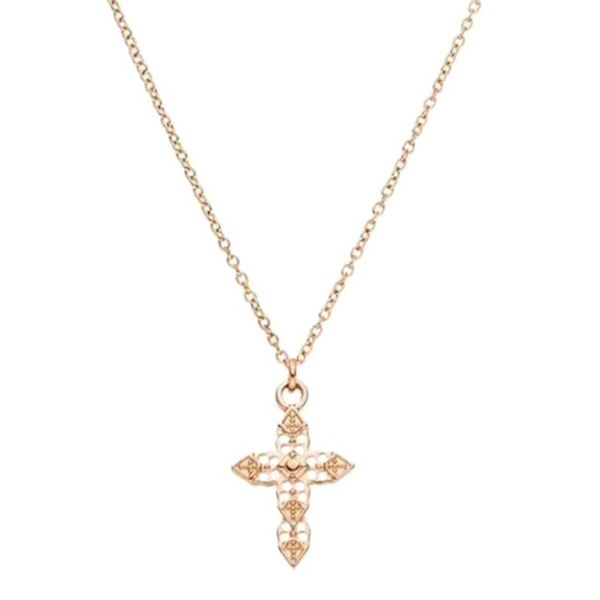 Vintage Cross Kette Gold K5608D