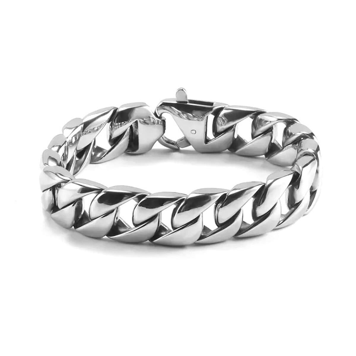 Armband Powerful Silber  B3381D