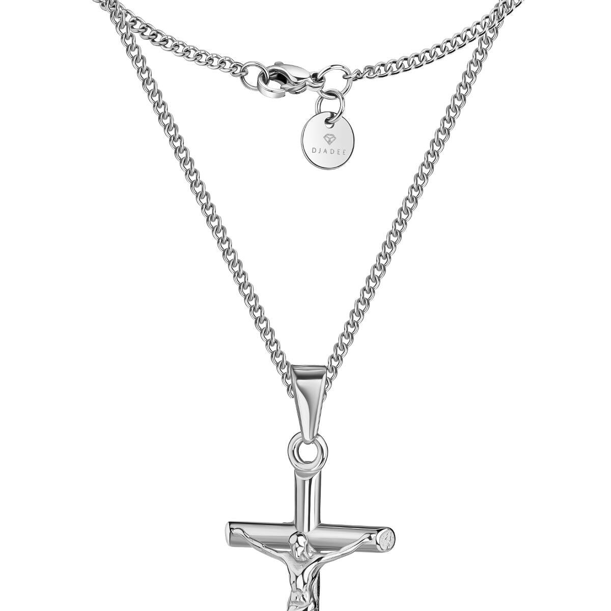 Safety Cross Kette Silber K6149D