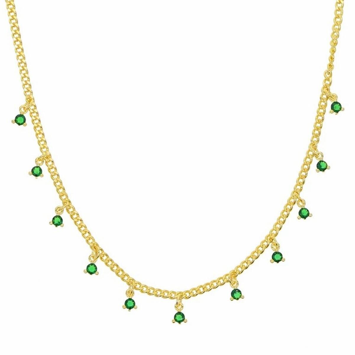 Smaragd Halskette Gold K5591D