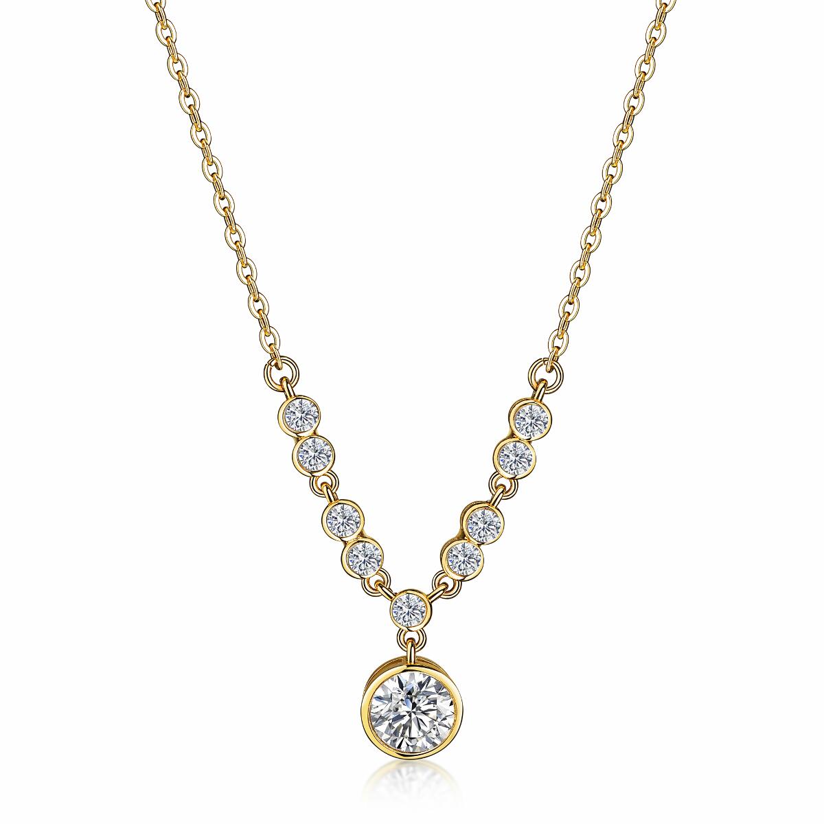 Sparkle Stones Kette Gold K3410D