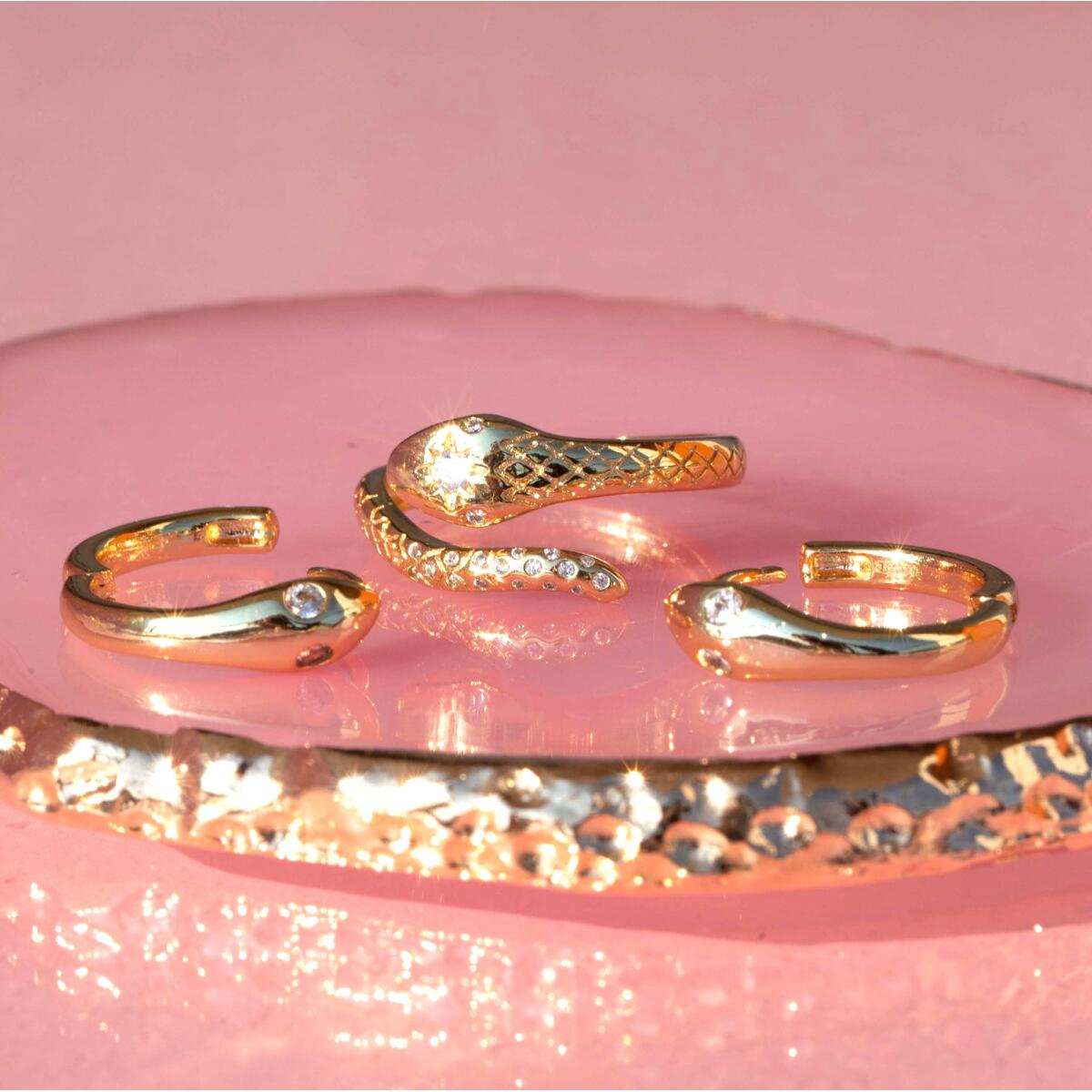 Snake Ring Gold R6014D