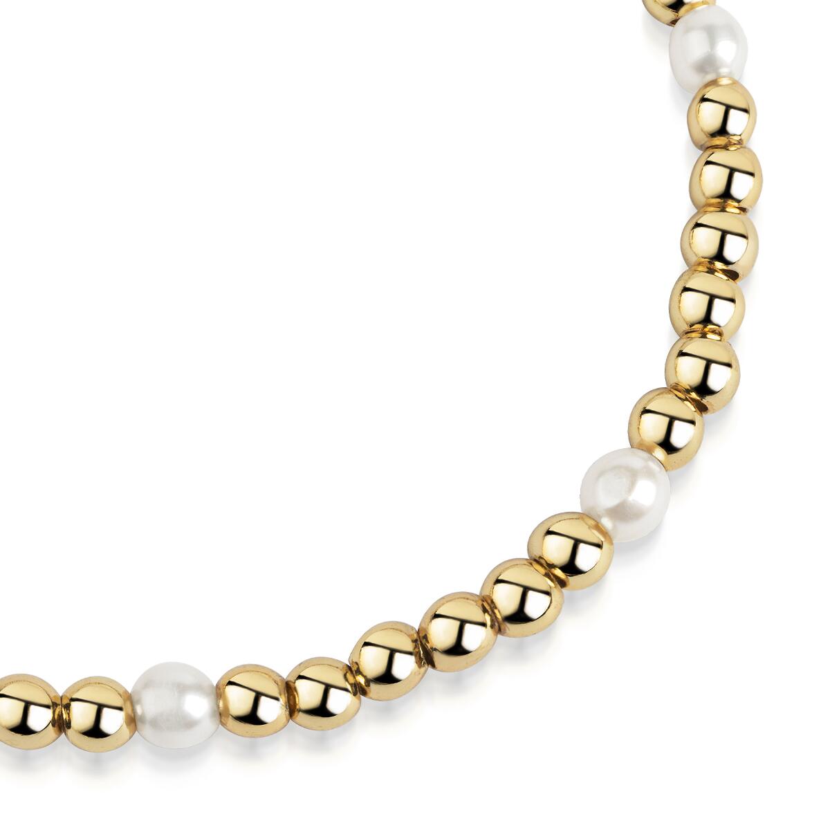 Amour Pearl Armband Gold B3358D