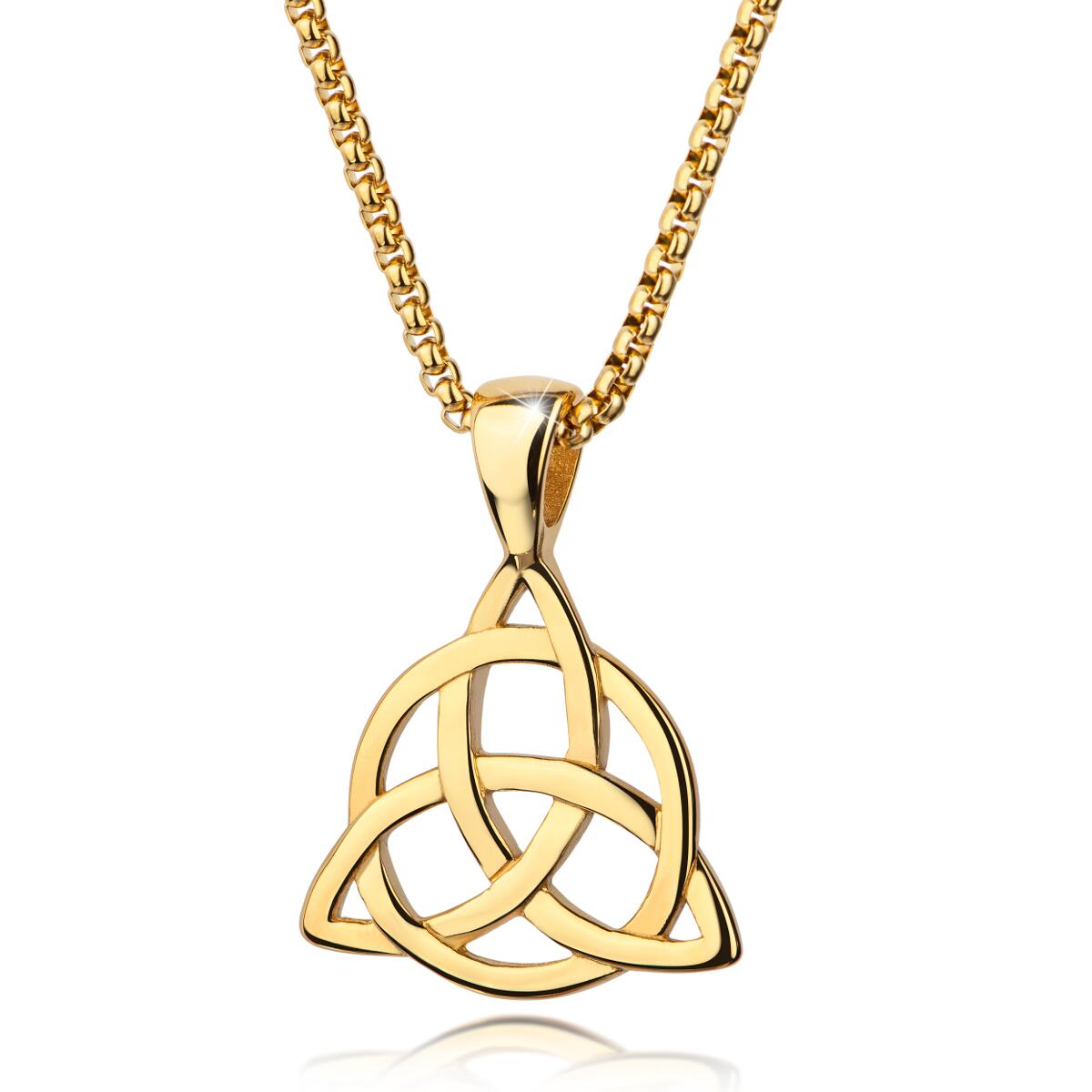 Triquetra Kette Gold K3366D