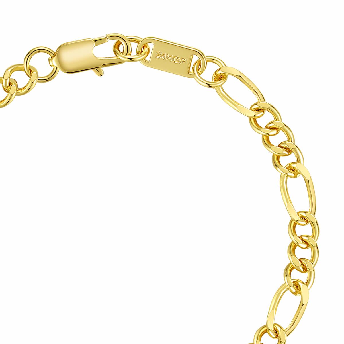 Figaro Armband Gold B6078D