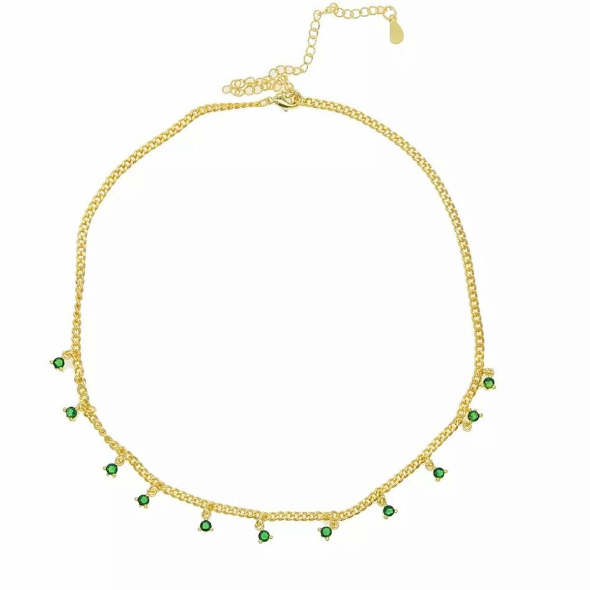 Smaragd Halskette Gold K5591D