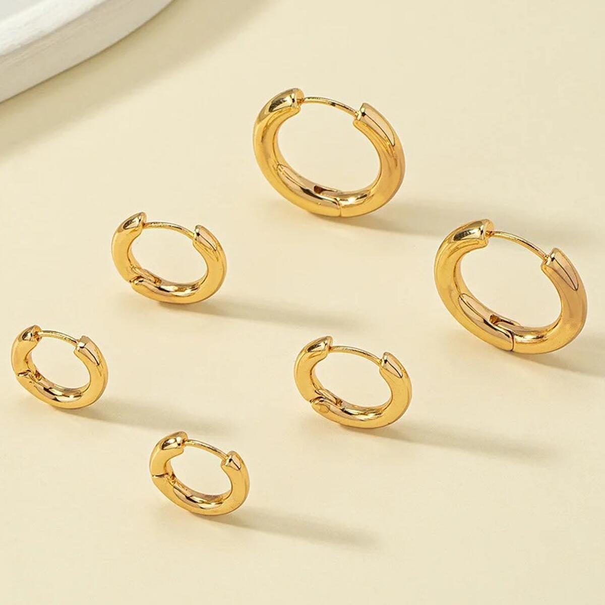 Simple Elegance Ohrringe Gold O6155D