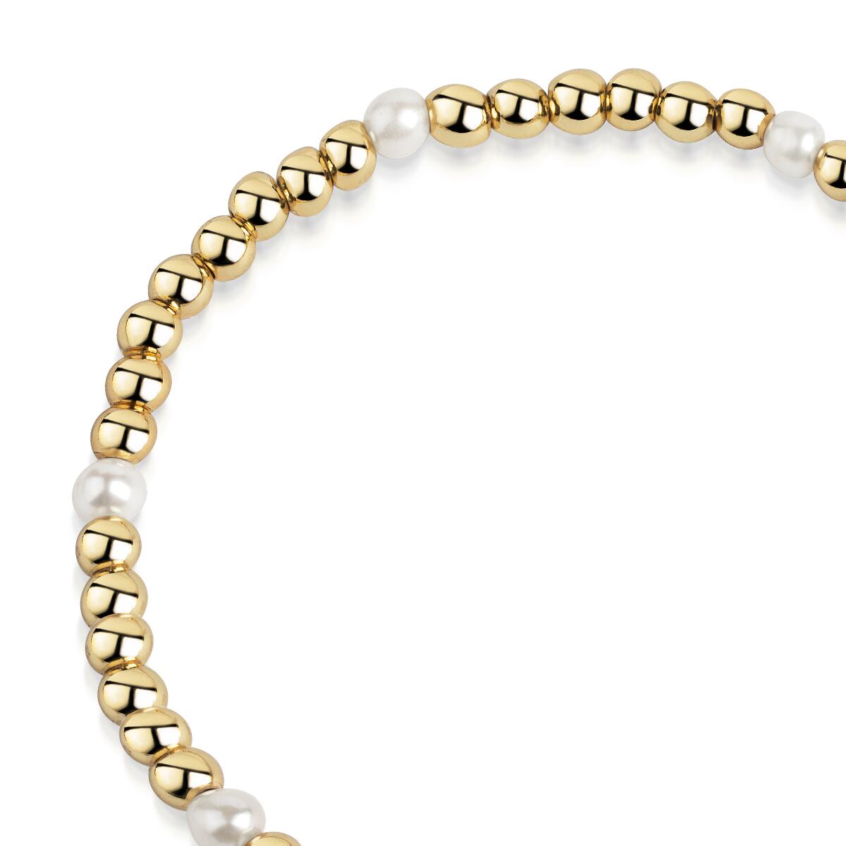 Amour Pearl Armband Gold B3358D