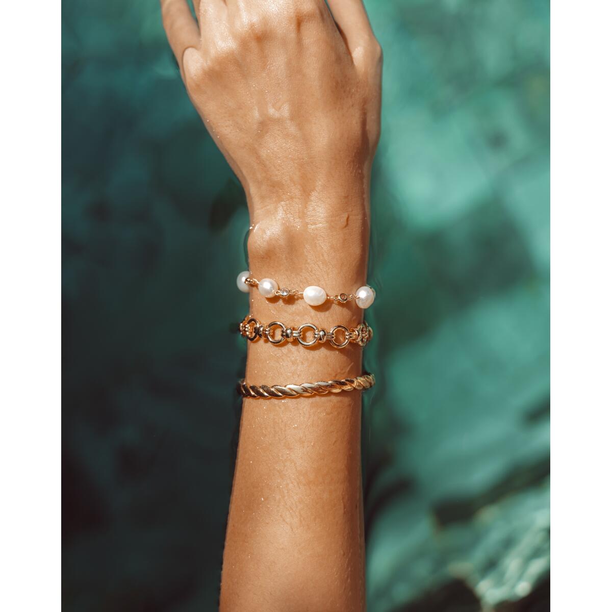 Ocean Queen Armband Gold B6251D