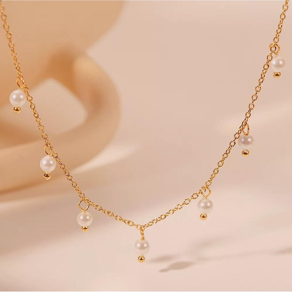 Sweet Pearls Kette Gold K6092D