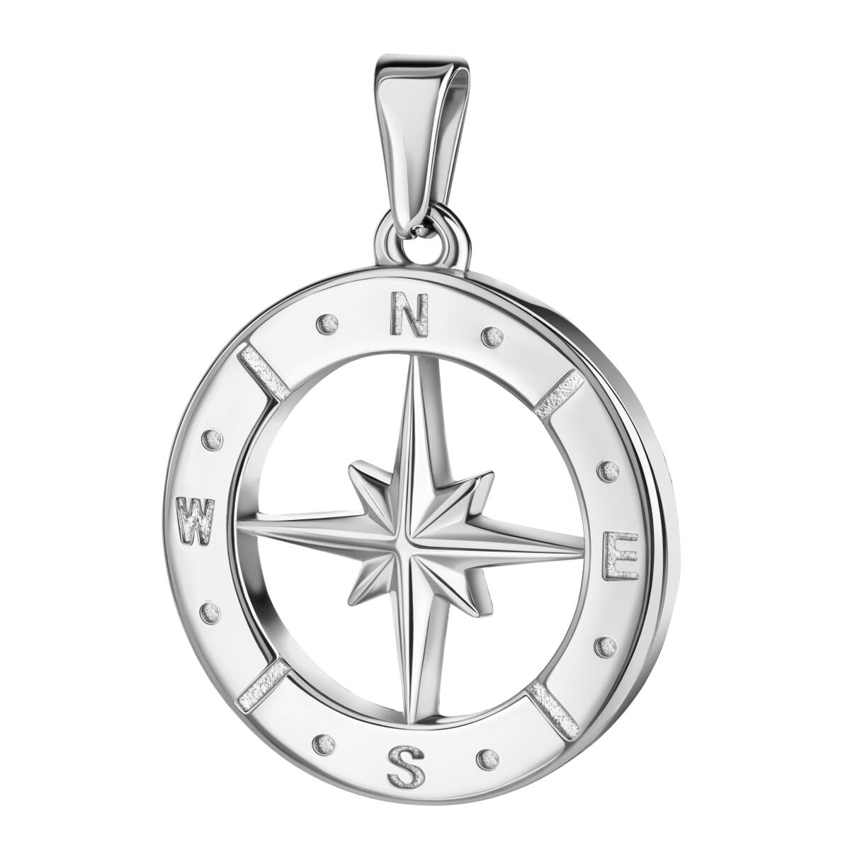 Star Compass Kette Silber K6142D