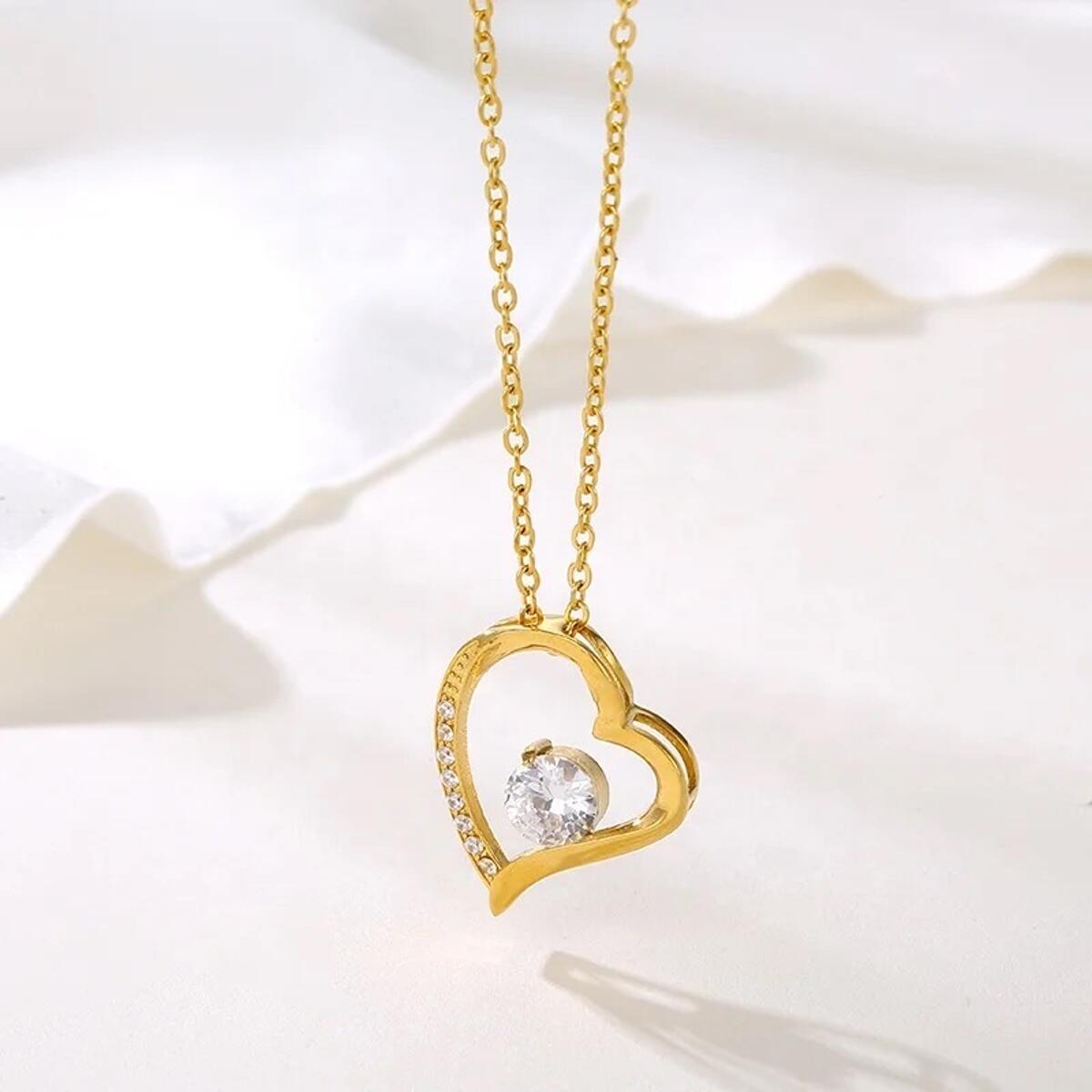 Heart Kette Gold K6270D