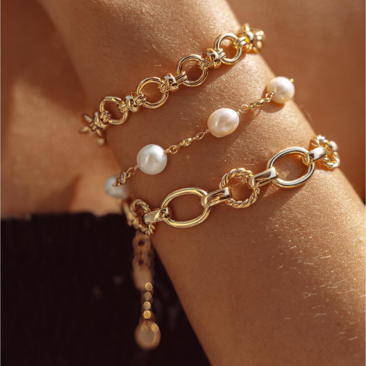 Ocean Queen Armband Gold B6251D