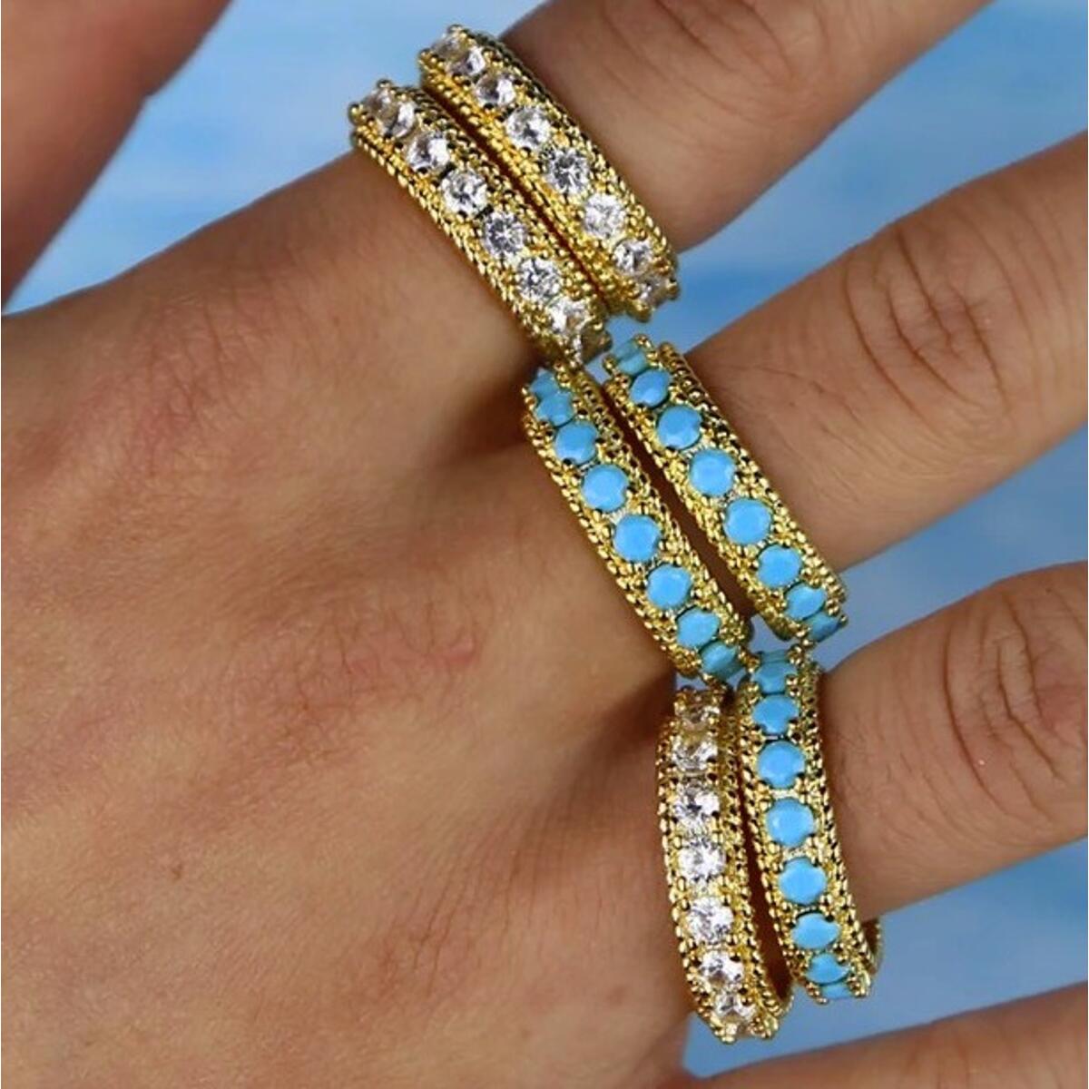 Diva Blu Ring Gold  R6081D