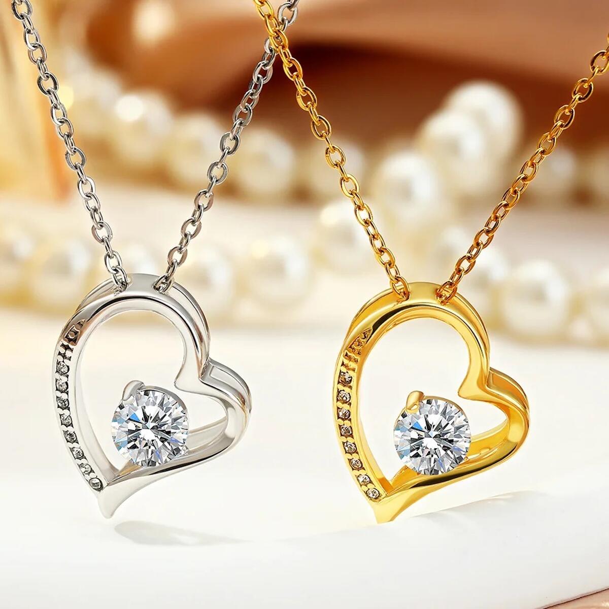 Heart Kette Gold K6270D